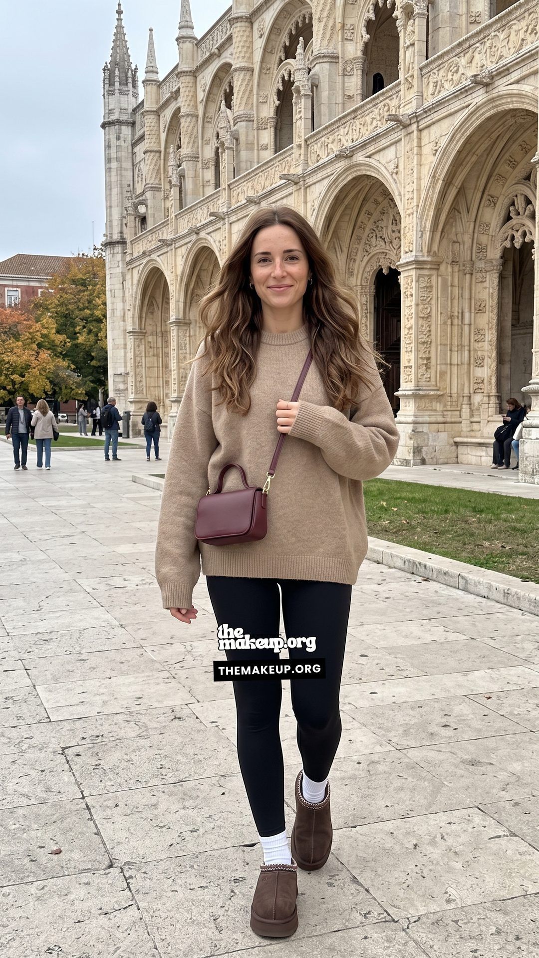 Ribbed Sweater And Leggings For Portuguese Fall