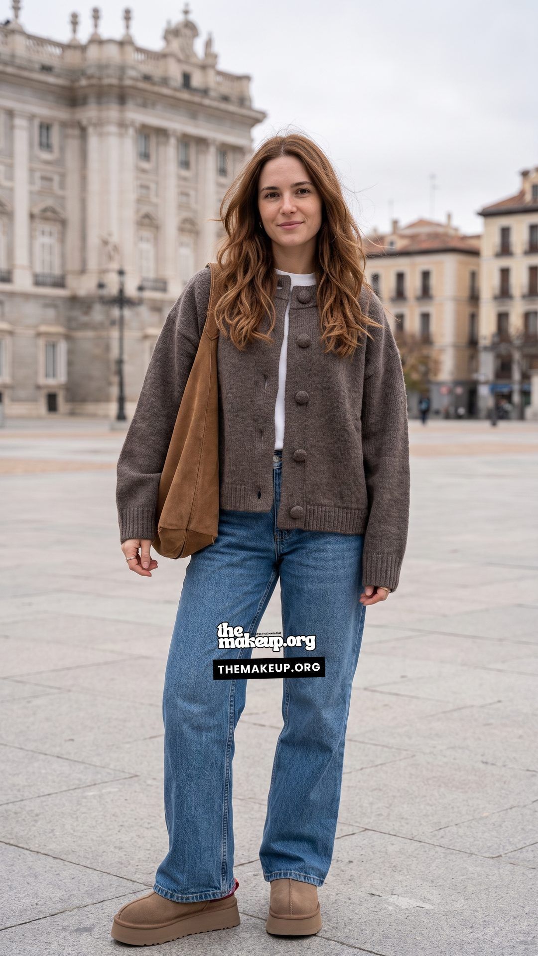 Spain Fall November Outfits Cardigan And Jeans