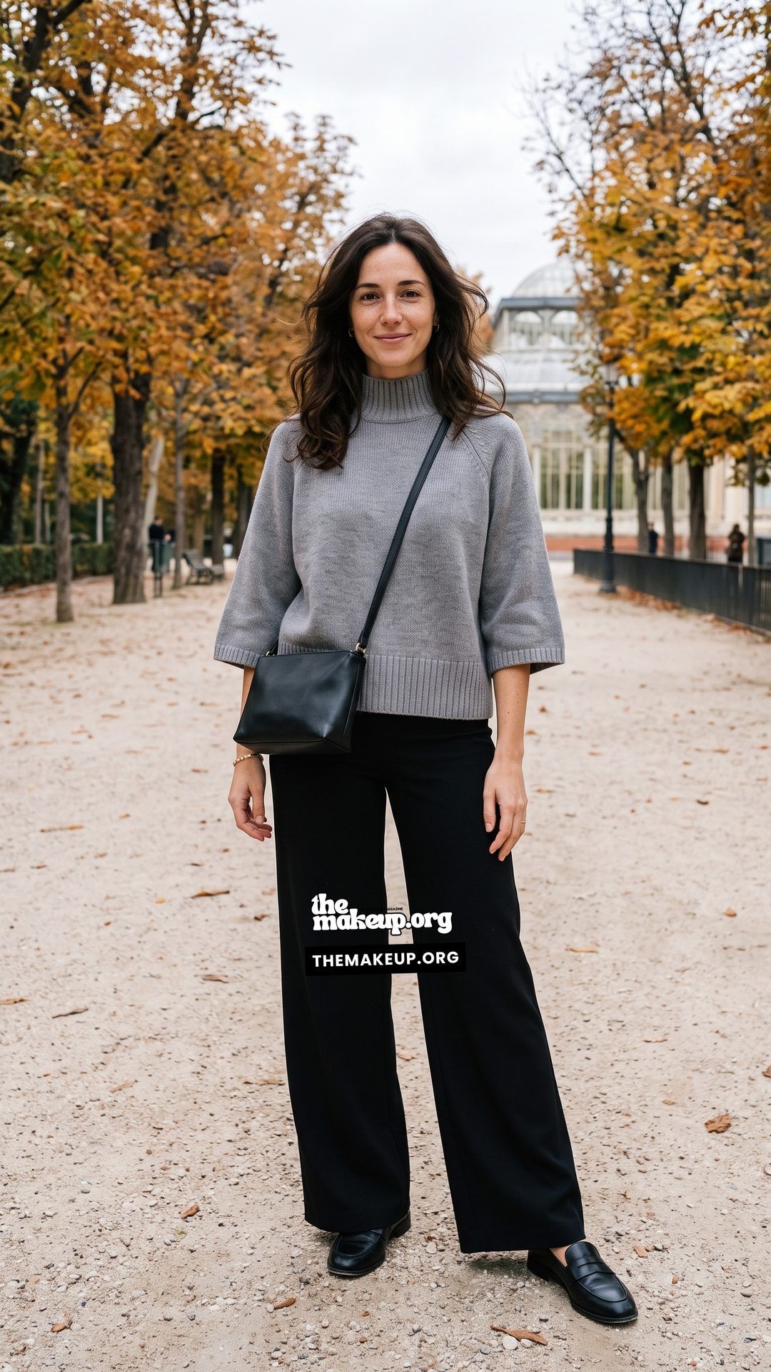 Spain Fall November Outfits Ribbed Sweater And
