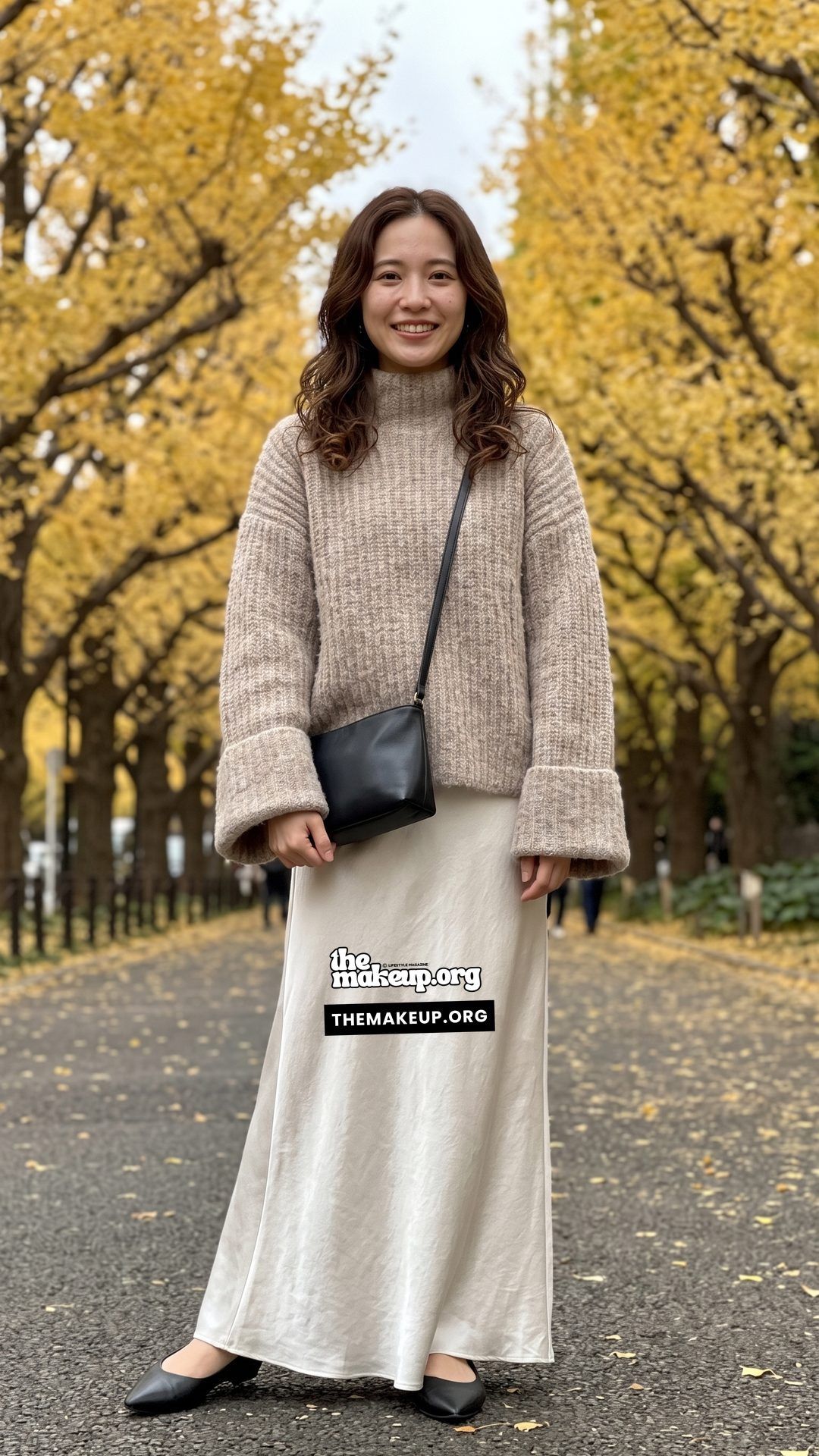 Turtleneck Sweater And Maxi Skirt For November
