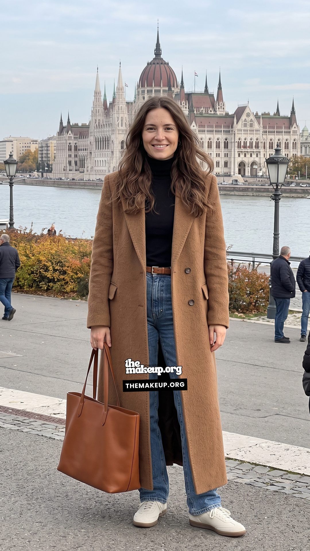 Wool Coat And Jeans European Fall Outfits